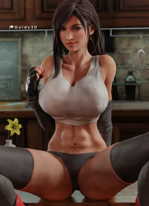 Tifa (Goldy_3D) [Final Fantasy] by Poke-Oji