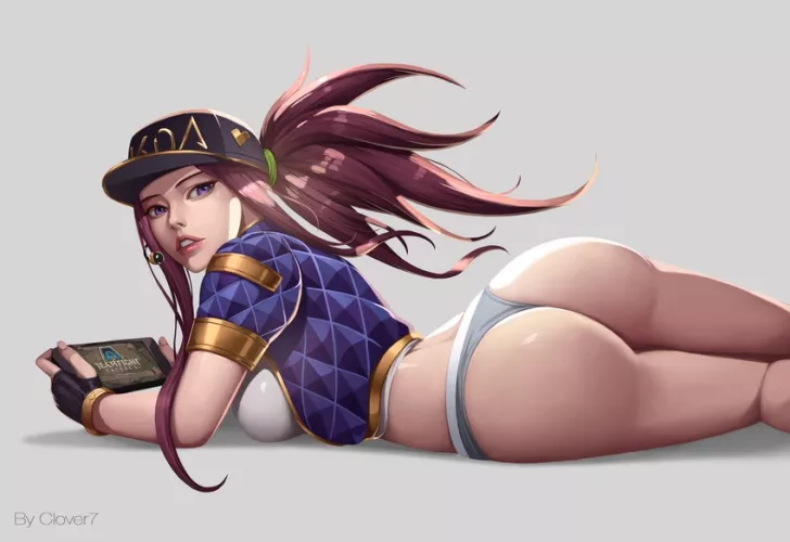 Akali revealing her vulnerable ass (Clover7) by swadope