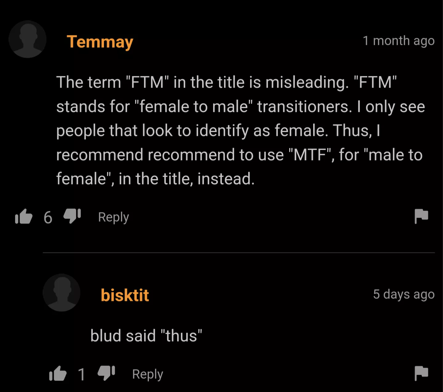 blud said thus posted by MaseeTheWolf