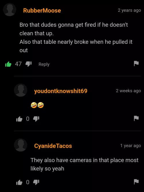 Cleaning and the Nearly Broken Table by Sg00z