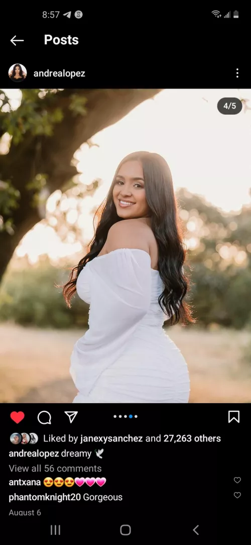 Does Andrea have nude content by Phantomknight20