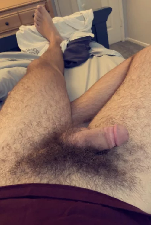 Does anybody want to help me get my hairy cock hard? by flyingmonkey246
