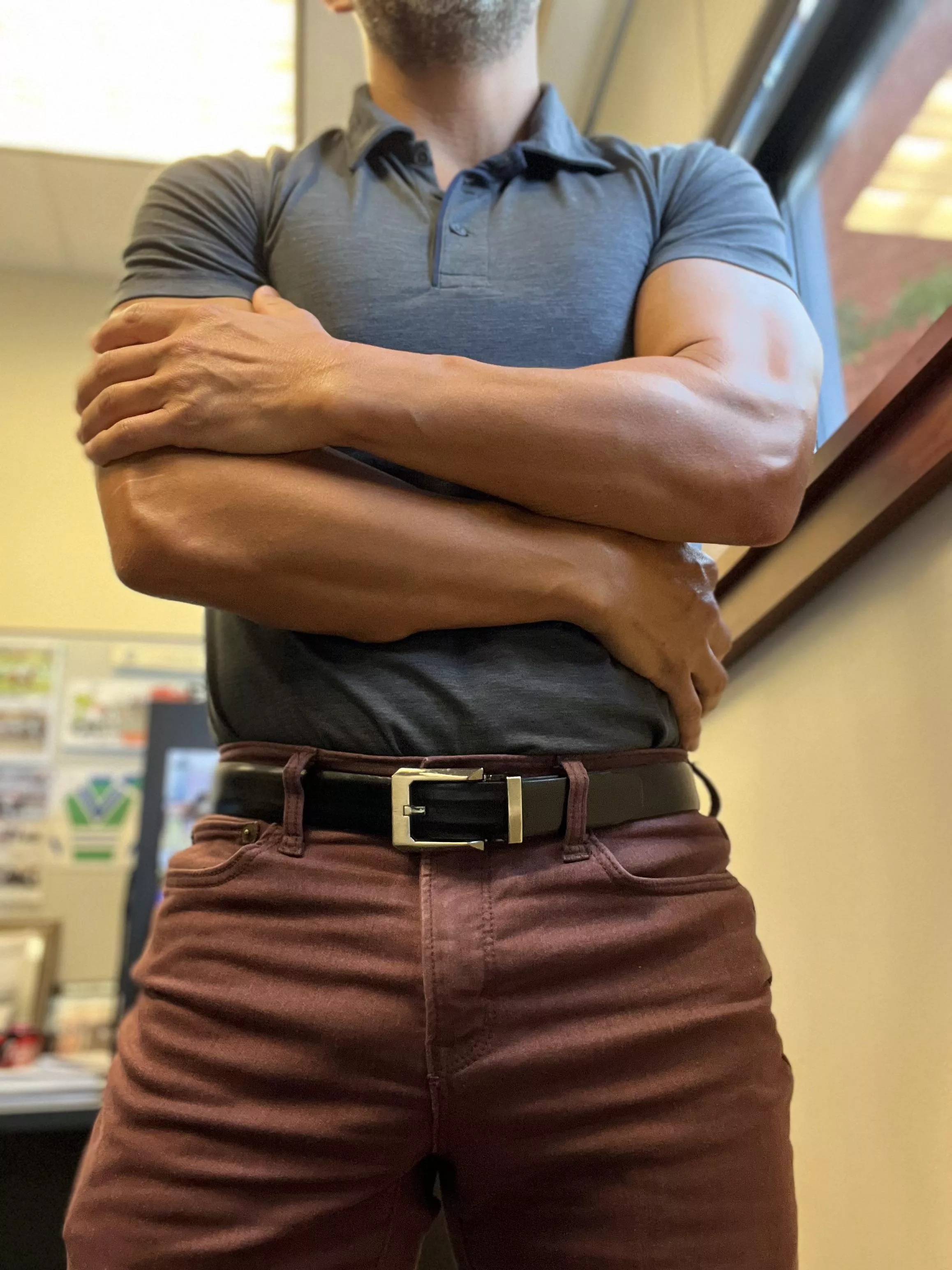 Guess you’re wondering why I called you in my office. Close the door behind you… posted by Future_Poolboy