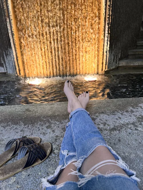 I had a few people stop walking to watch me take these - would you be able to walk by without taking a peek? by CinderellasSlippers3