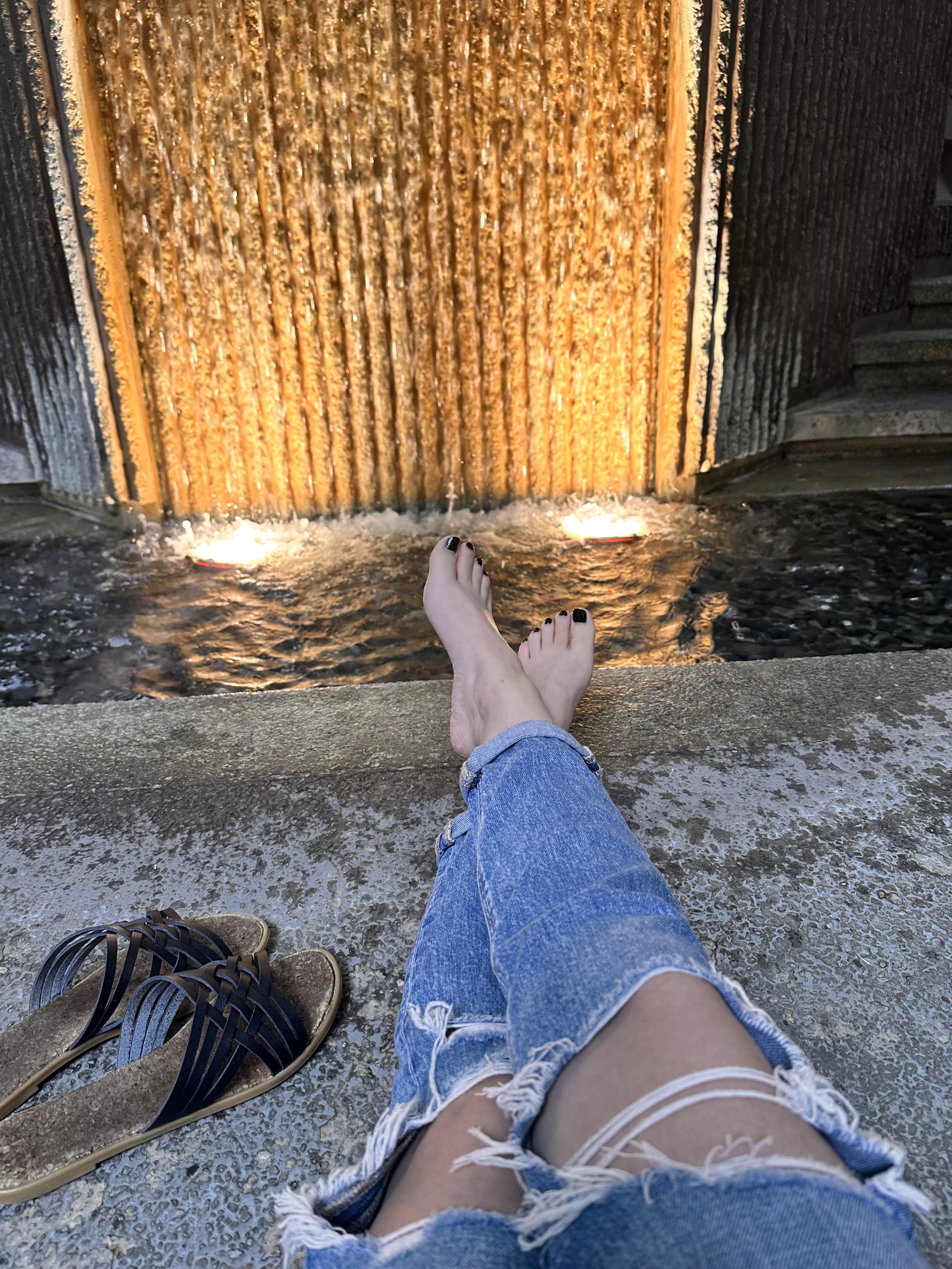 I had a few people stop walking to watch me take these - would you be able to walk by without taking a peek? posted by CinderellasSlippers3