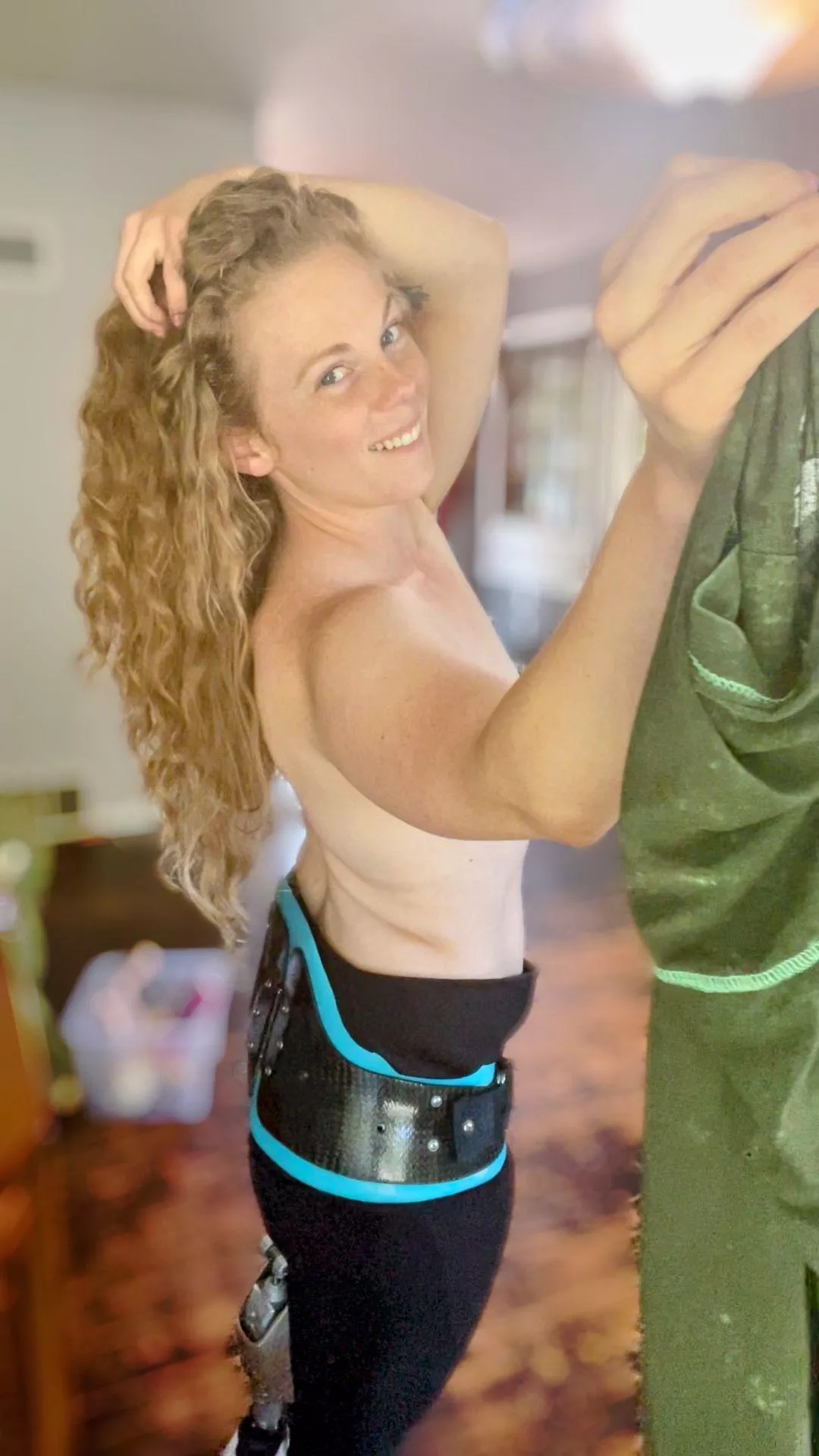 I love when you talk dirty to me posted by Amputeelove