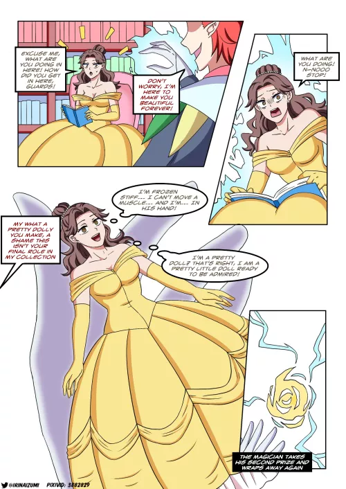 Magician travels through different universes turning his victims into dolls until he finally turns them into cards from his collection. by LoudContract2700