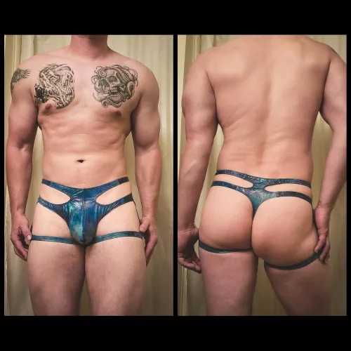 Metallic blue. by just_thongs