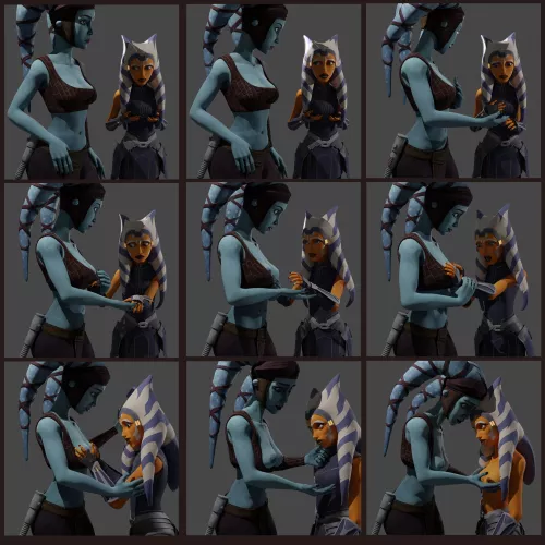 Ahsoka's Jealousy, scene collage (Unveiling Avidity) by AdultModels3D