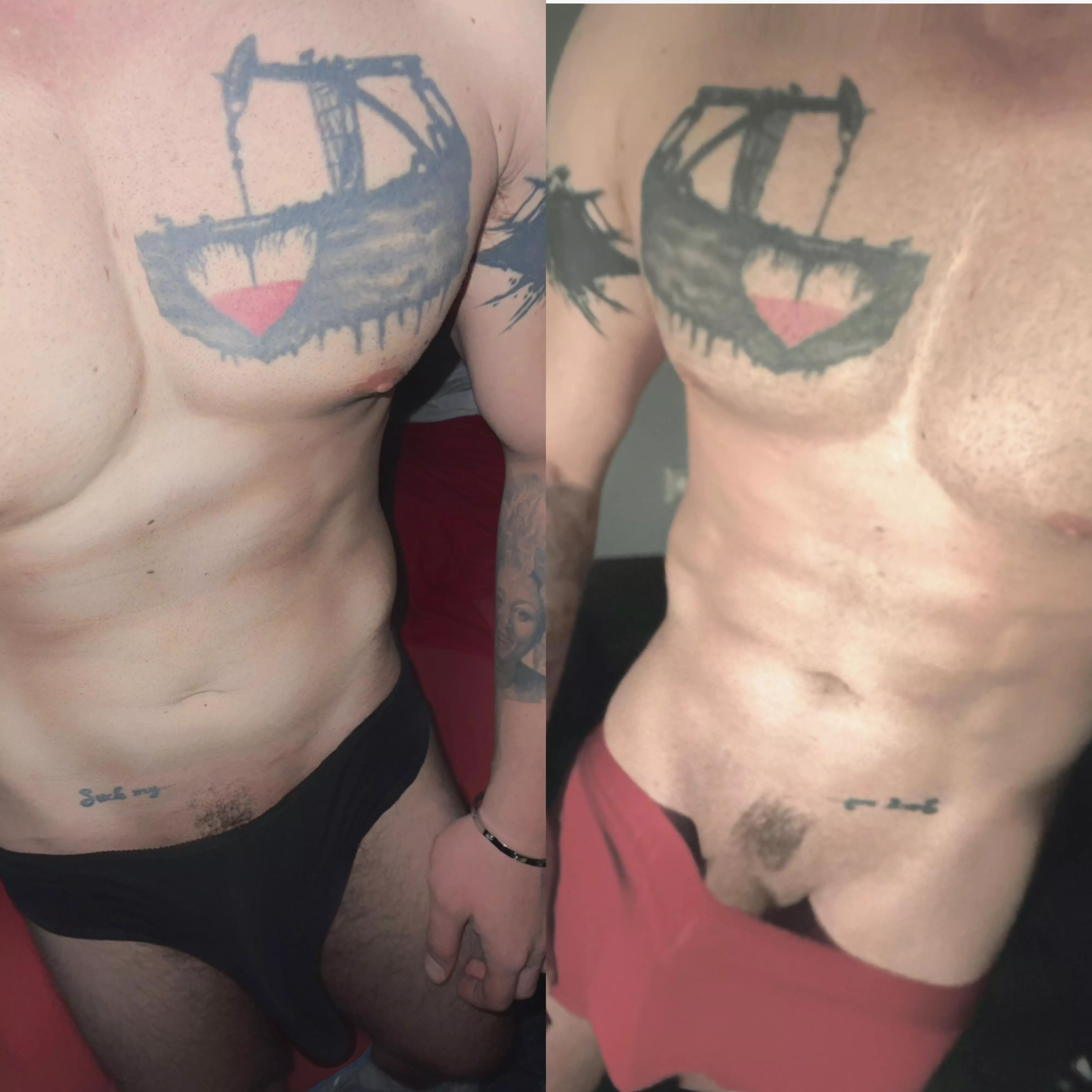 Black thongs or Res boxers posted by albish