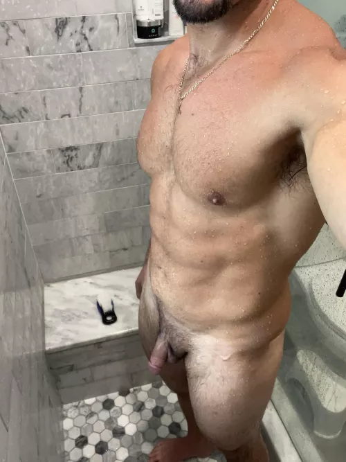 Does anyone like a wet, soft, post workout dad? (M) by LowerFun4869
