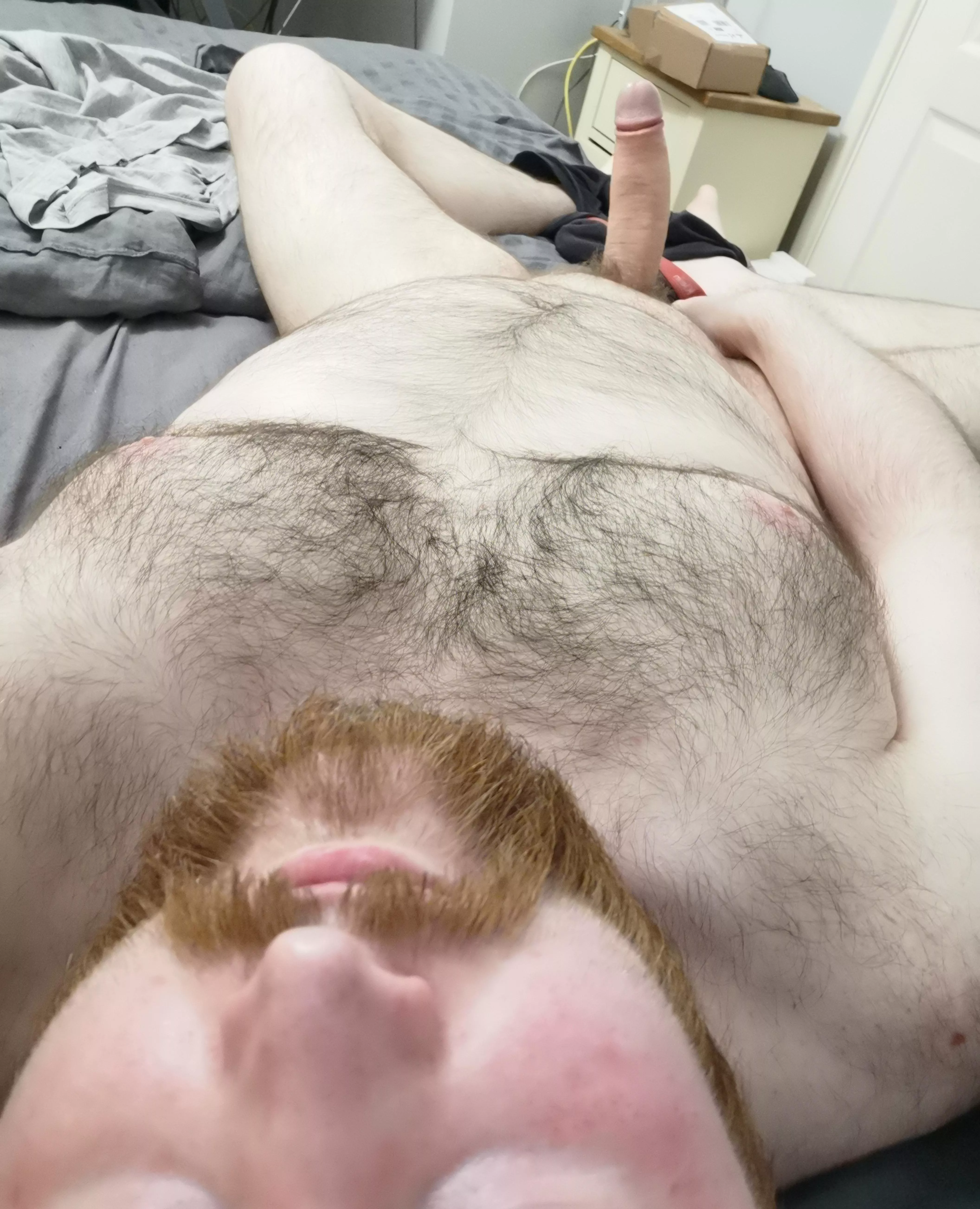 Grab my chest hair when you ride me posted by Grizzly-Red-Beard