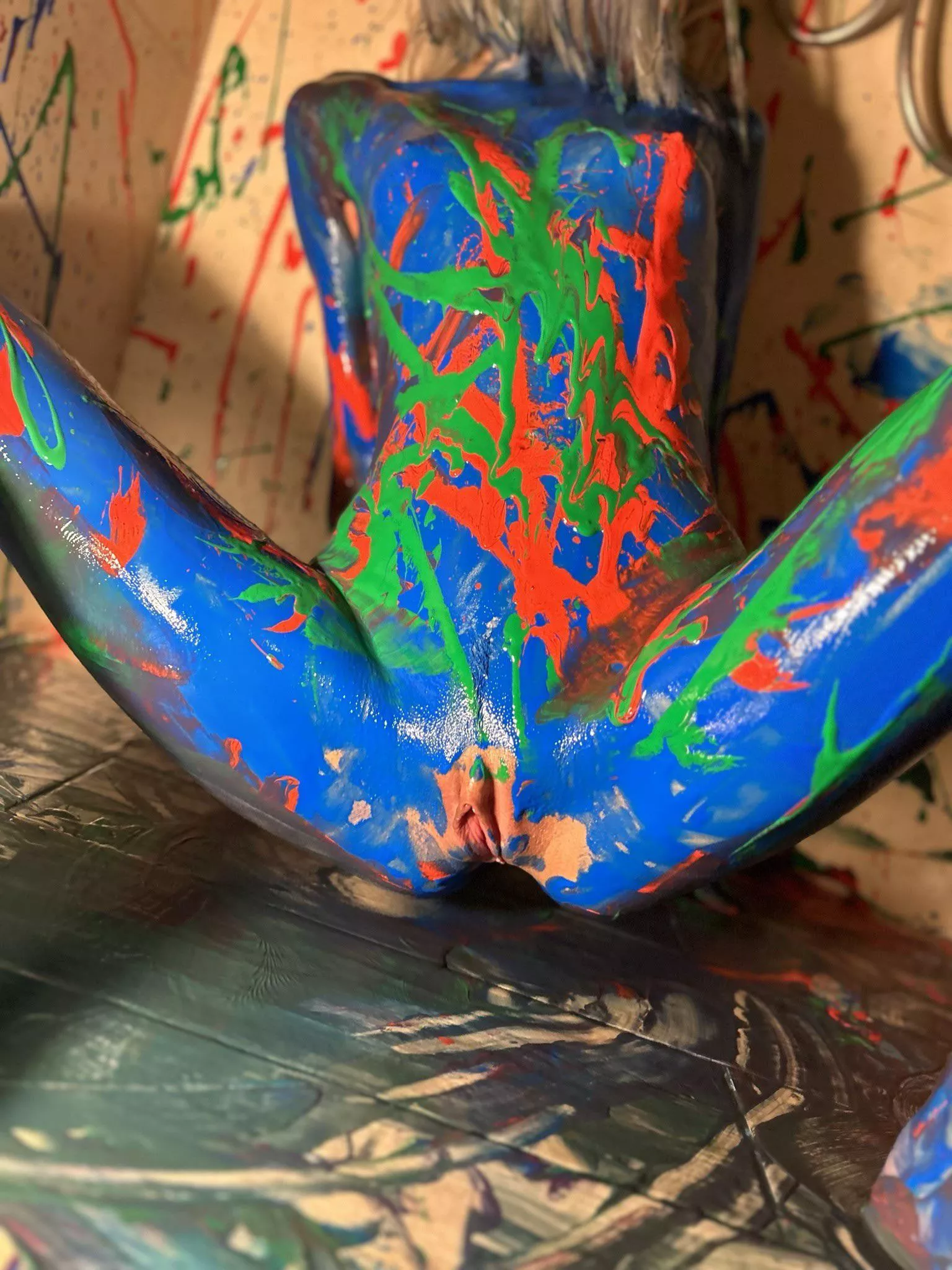 It’s a conceptual art posted by skinny_slutty_teen