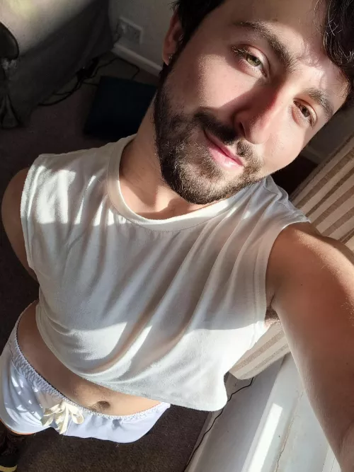 Lounging and a crop after work just feels right ✅️ by Background_Ad7060