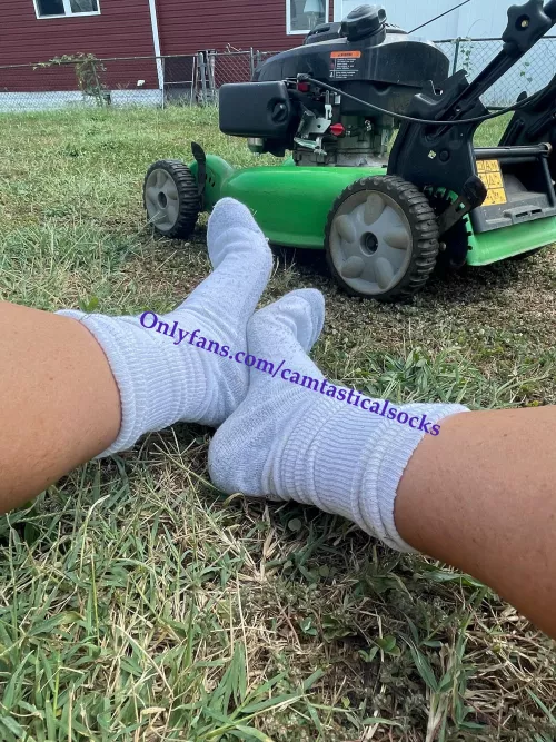 White Hanes Crew Socks by camtasticalsocks