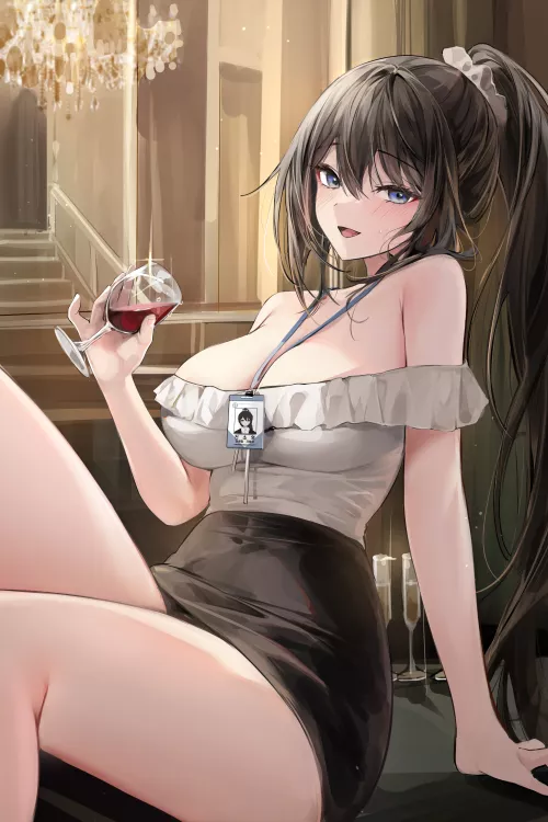 Wine Glass Thighs [Original] by ArmorXIII