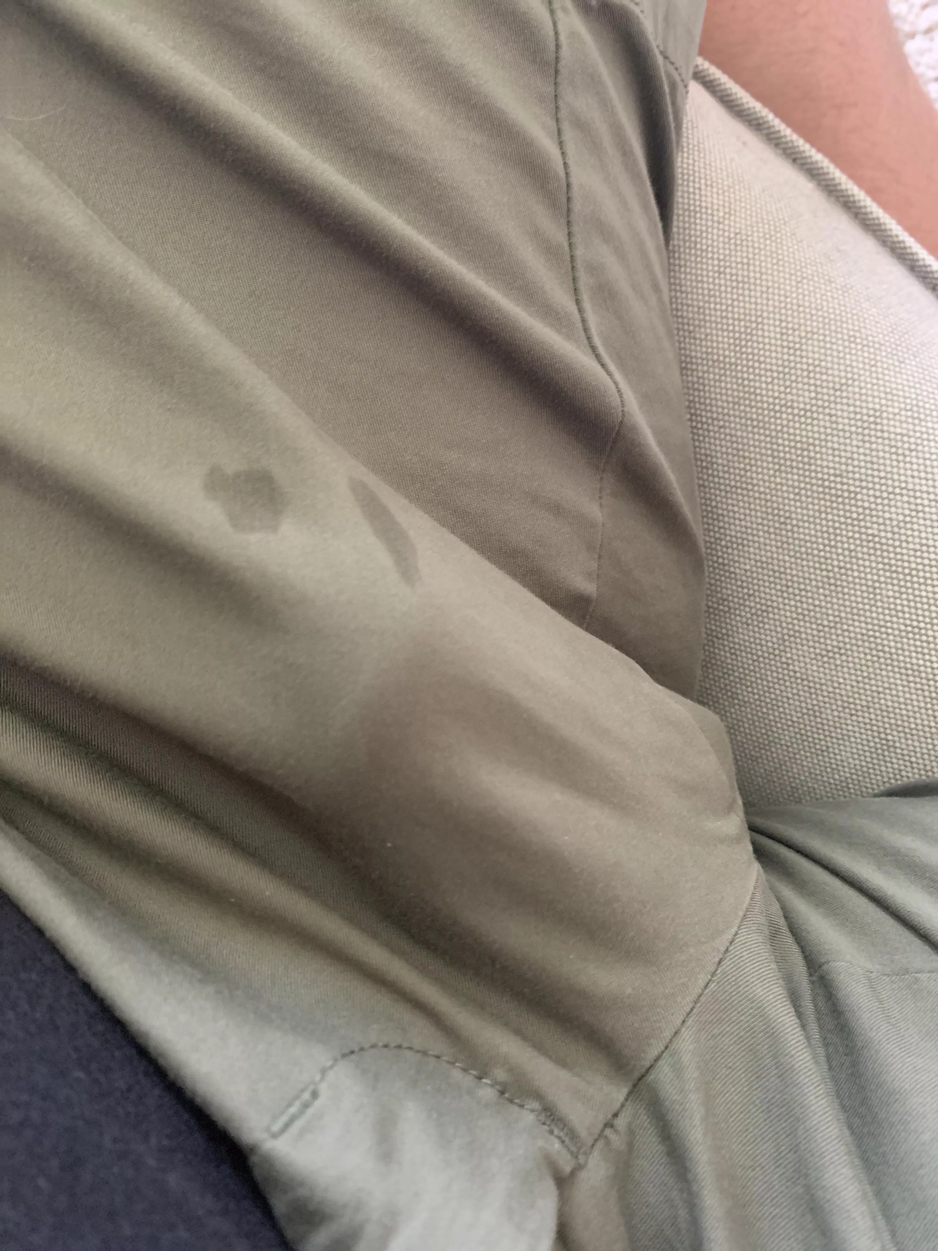 Any fans of bulges and a bit of precum?? posted by Pretend_Mountain4