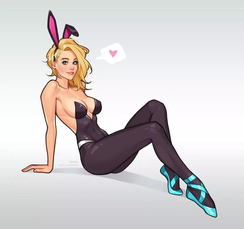 Bunny Girl Gwen Stacy (Olena Minko) [Marvel Comics, Spider-Man, Spiderverse] posted by Far_Solution2944