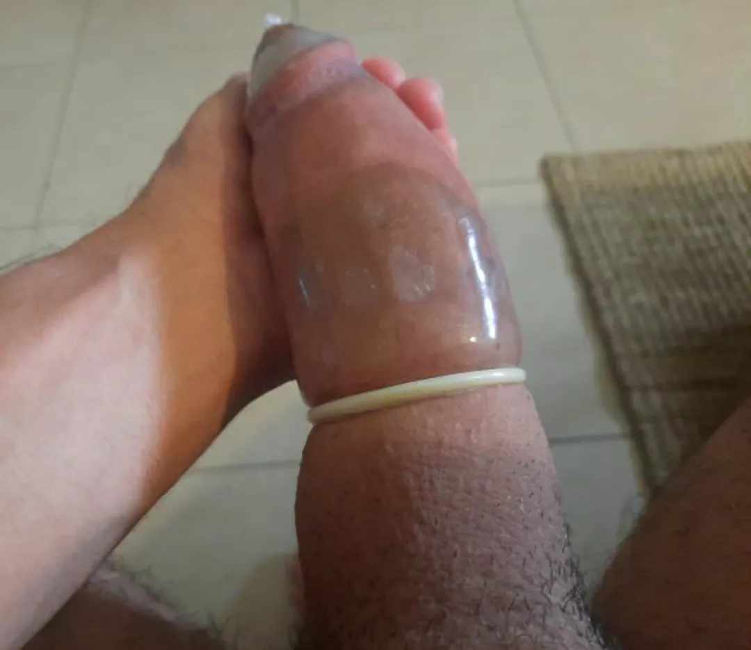 Can you rate my cock in a condom? Be honest pls😁 posted by massive_and_funny