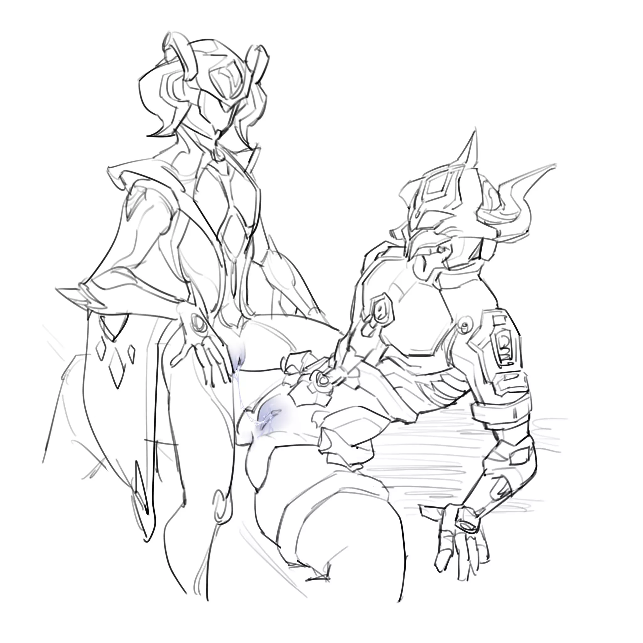 [Equinox Prime] Two Sides Of Sexy Having Fun With Each Other (CaiBao_ouo) posted by Darthmufin