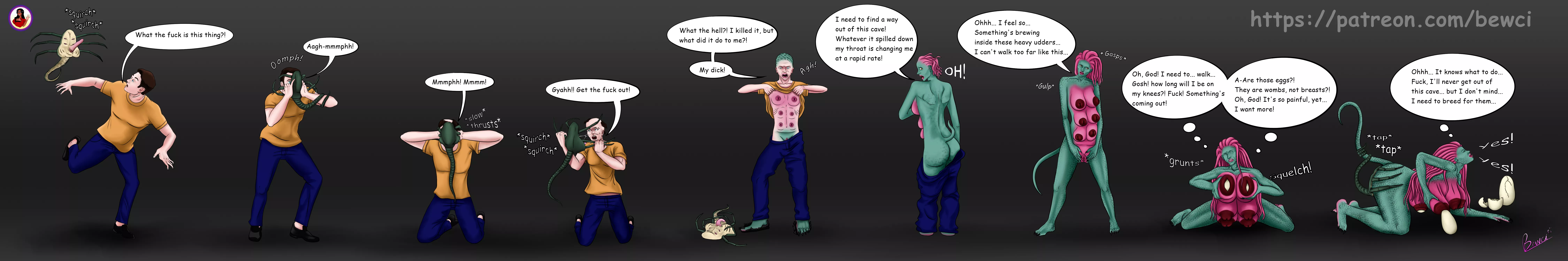 Face Hugger Breeder [M Human->F Alien] posted by bewci