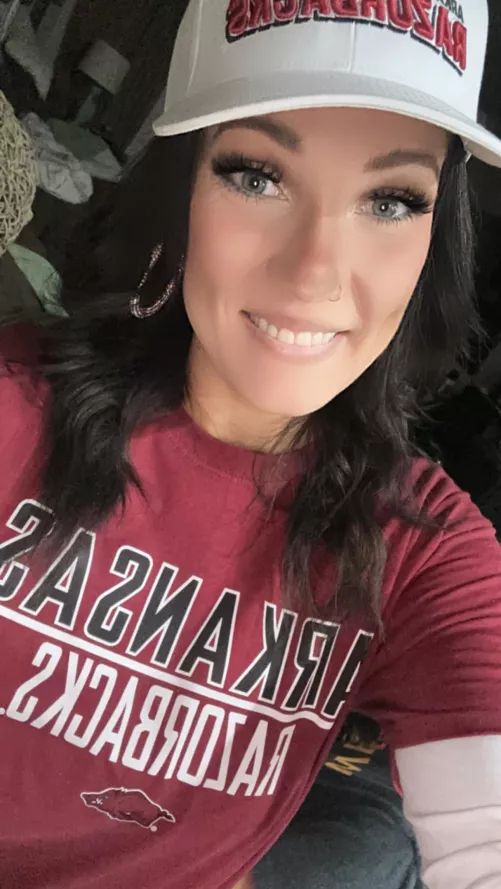 Hat day at work + Friday = a happy lady! by leatherbondagebadass