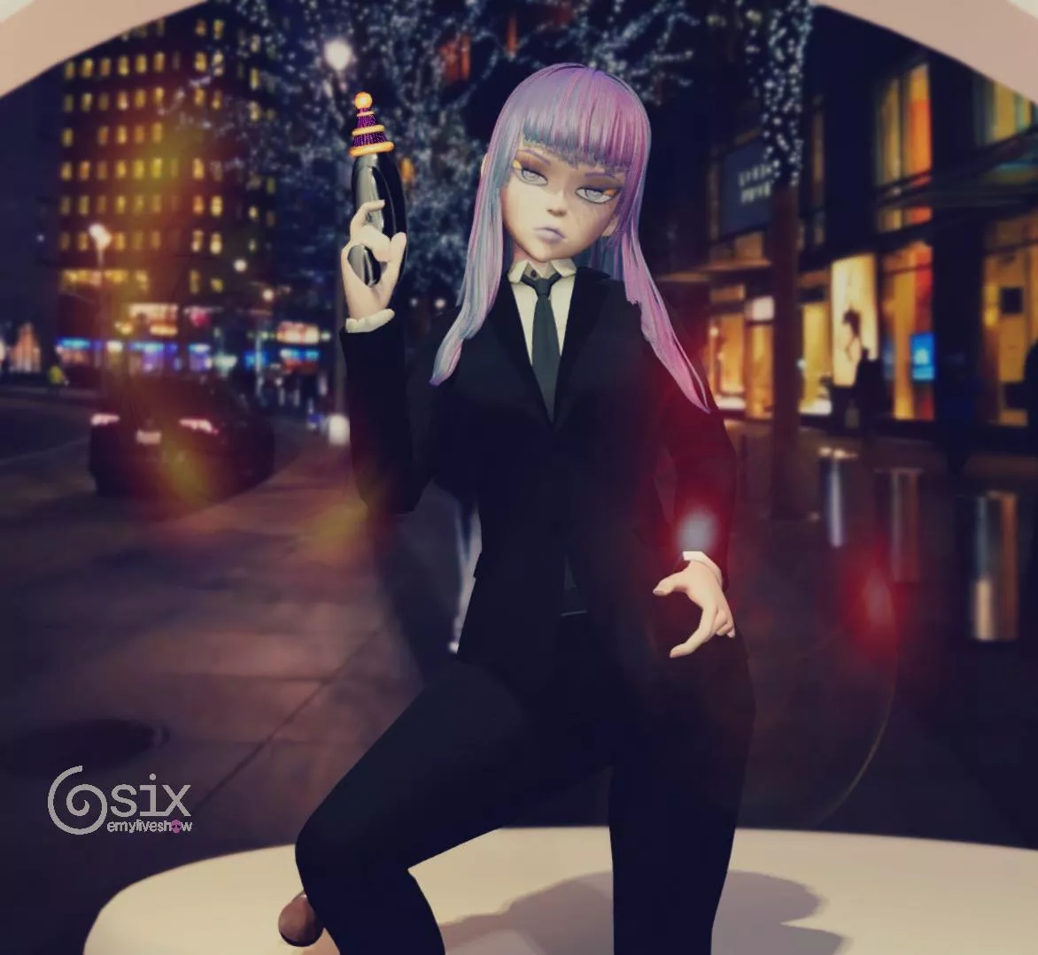 Just pretending to be the man in black today👽 https://chaturbate.com/emyliveshow posted by EmyLiveShow