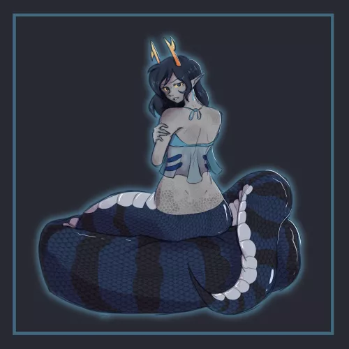 (OC) Homestuck Troll Commission. by Geborne