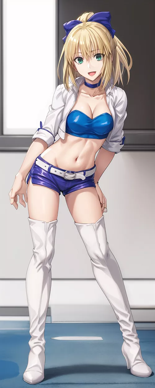 Race Queen Saber by CheetahSperm18