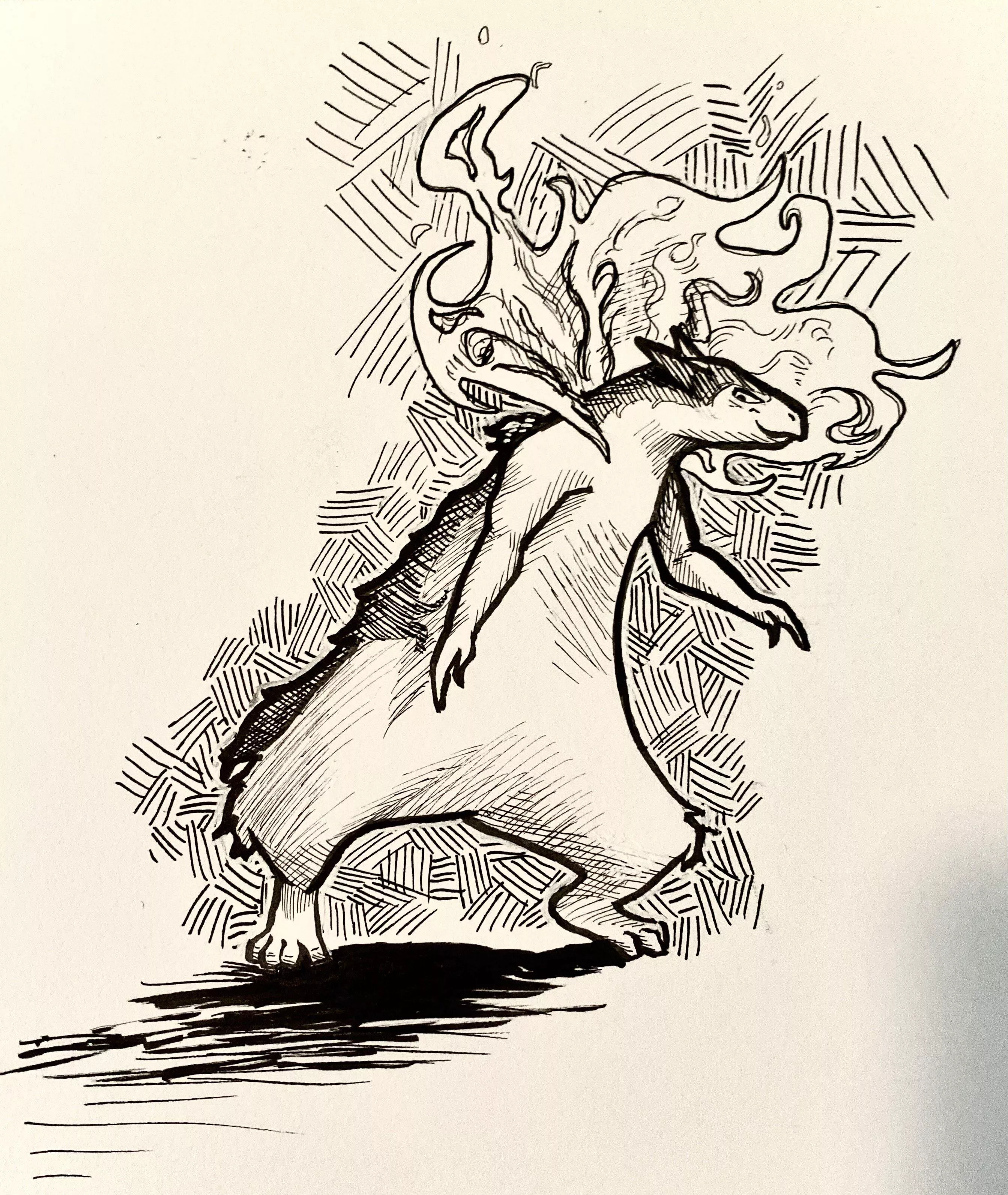 Scuffed Typhlosion doodle posted by Ok-Boot2360