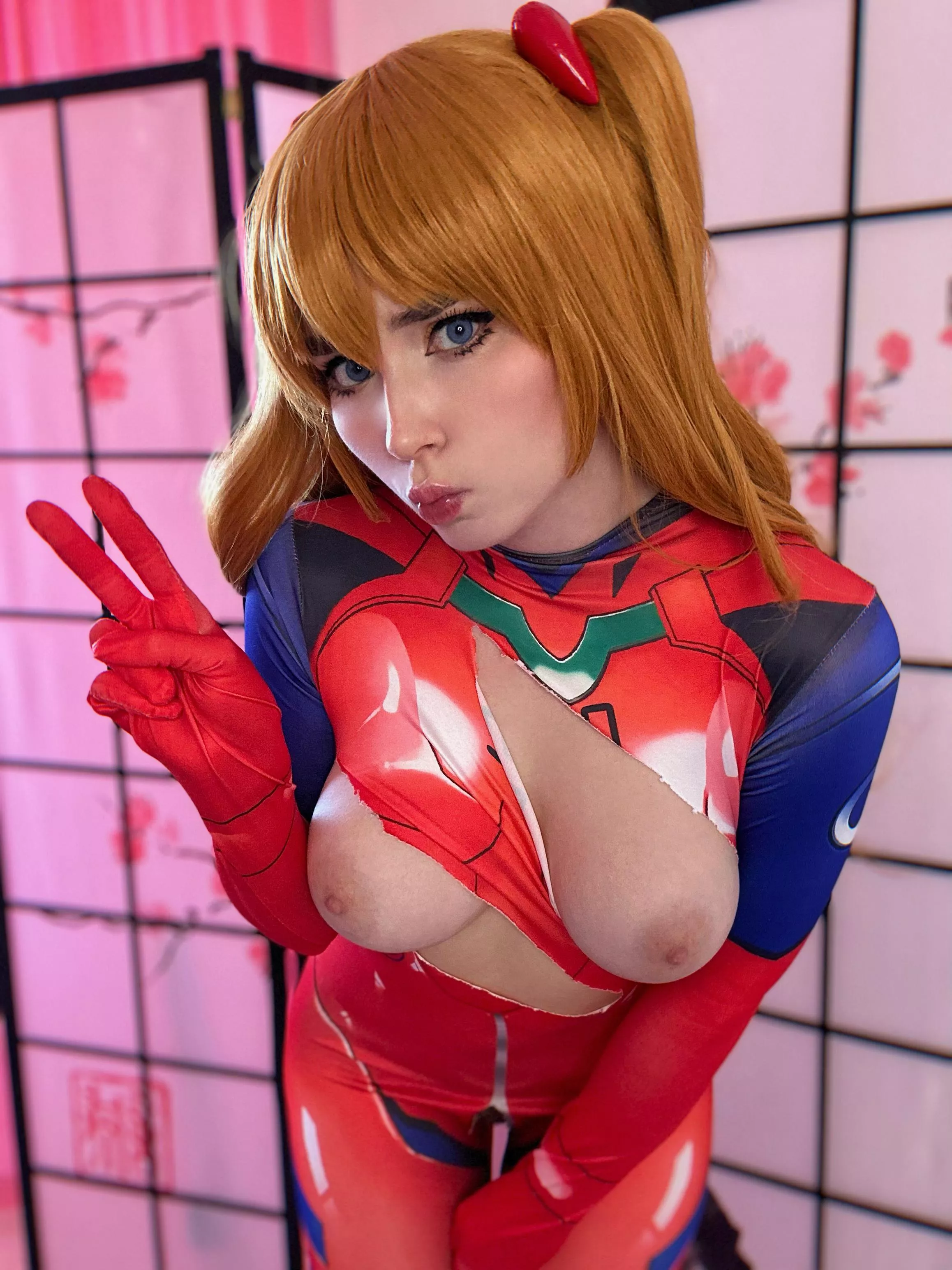 Asuka Langley from Evangelion cosplay by SweetieFox posted by Sweetie_Fox