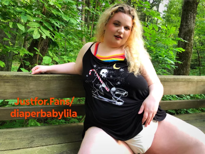 Diapered nature walk🌺☀️🌈 by thediaperbabylila