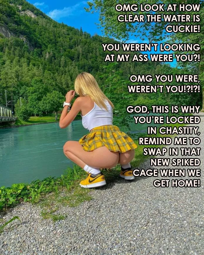 Oh god, please Mistress...I'll behave...I swear!!! posted by SashaSoreCaptions