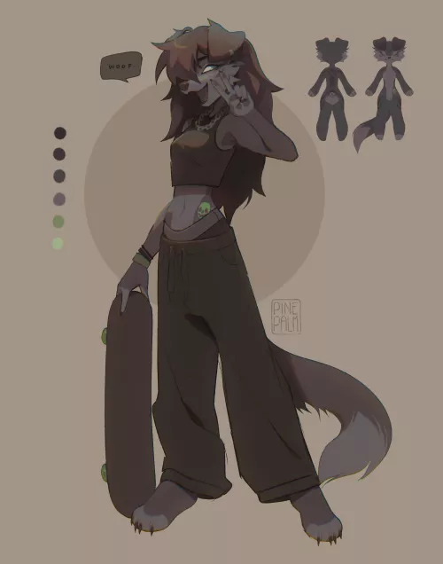 skater girl 🛹 (oc) by sirendoom