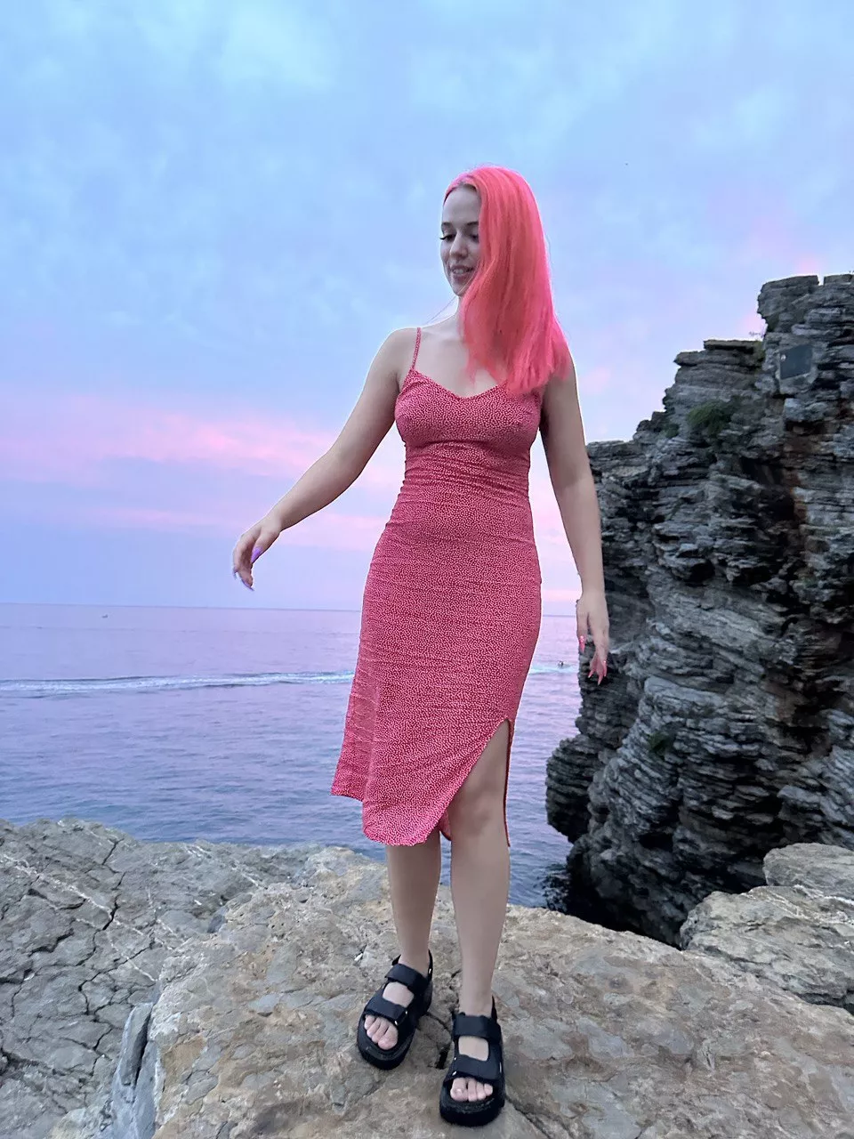 So pretty sunset and me posted by CharmingMistress