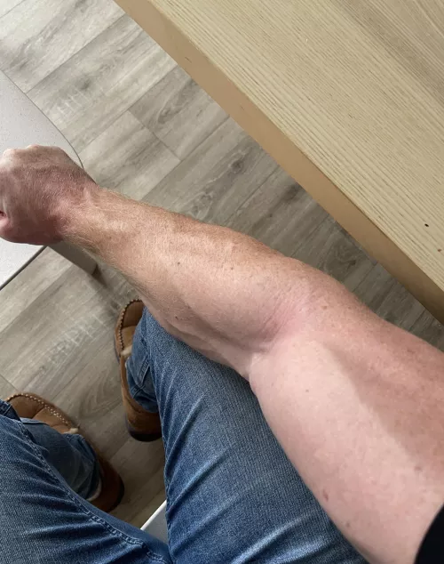 What comes to mind when seeing my hard man arms? by Bearded_alpha1