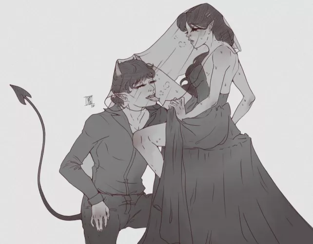 A dark wedding, indeed~ by cthulhuassassin