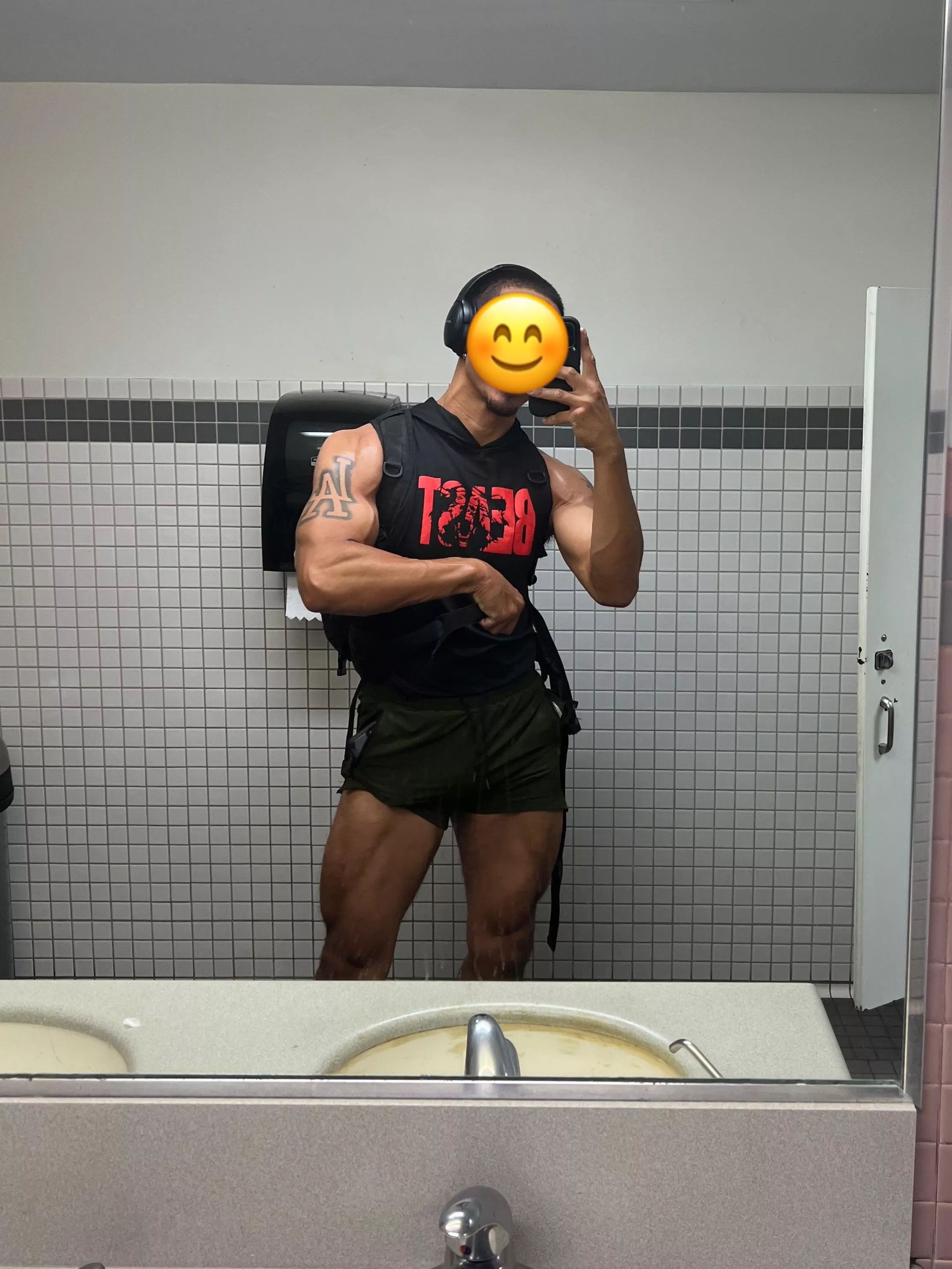 Bathroom flex. posted by AdonisFit69