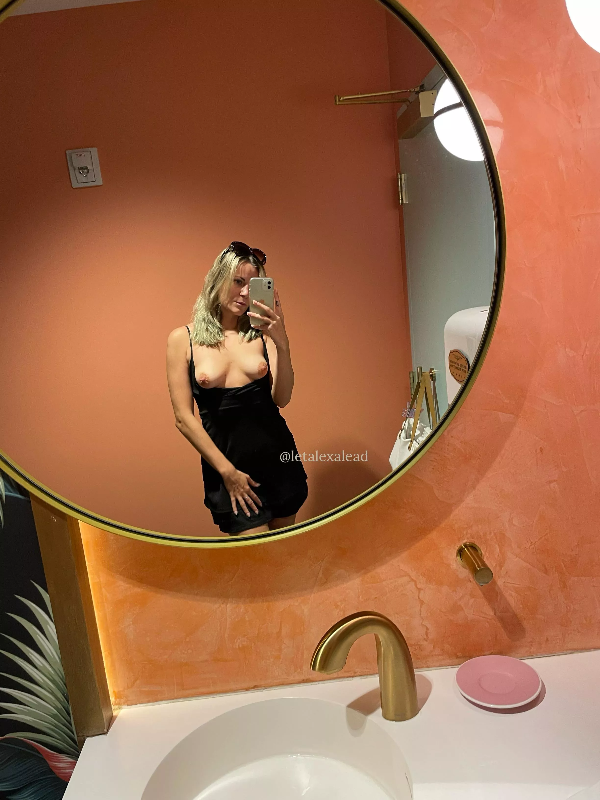 Being a bad girl at the coffee shop this morning ☕️ posted by letalexalead