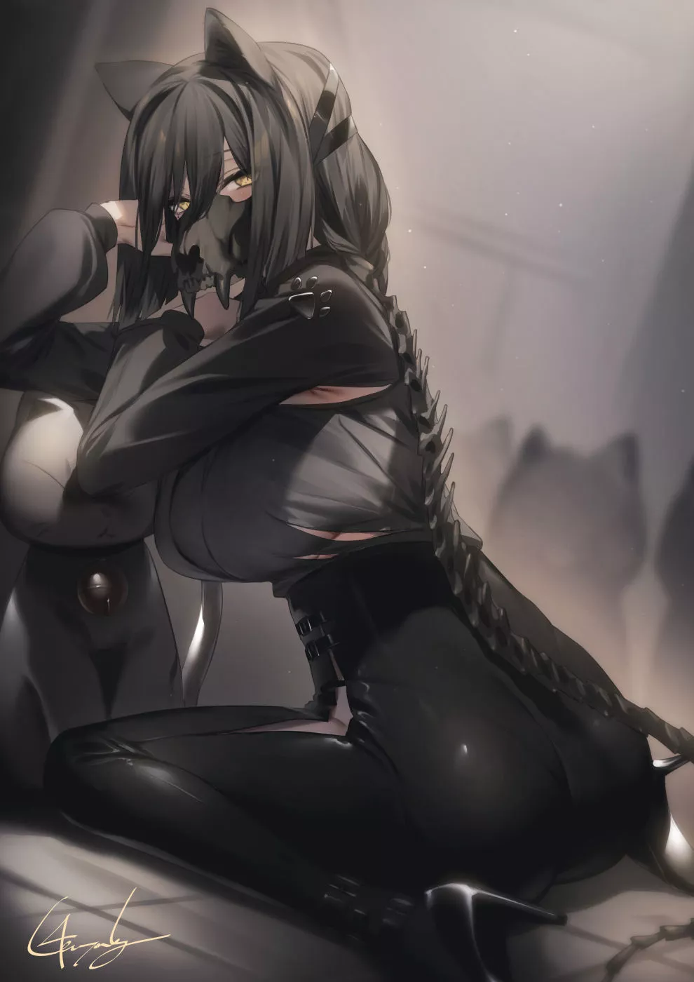 Cat Skull Mask posted by CheetahSperm18