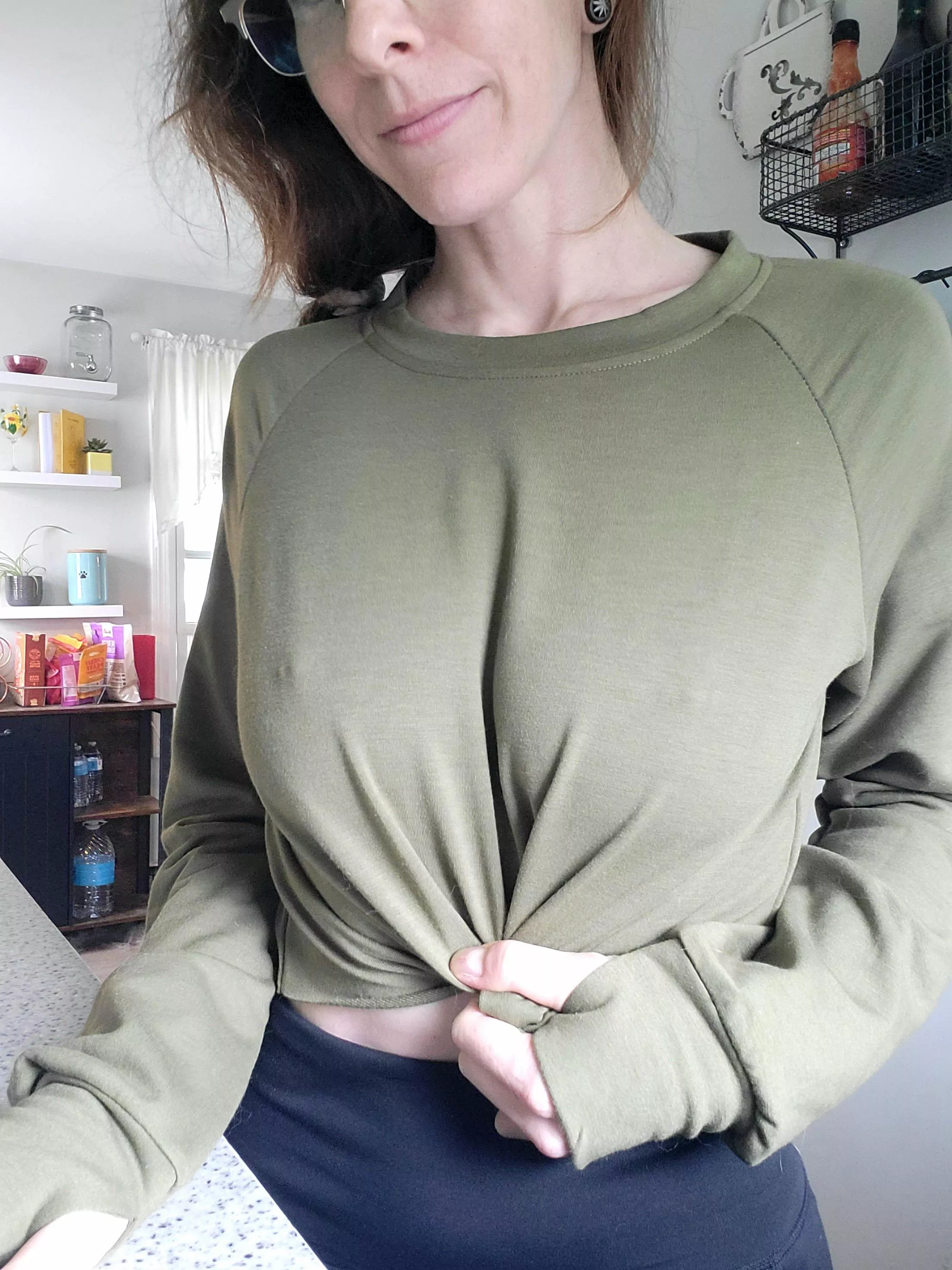 Crop tops with thumb holes...yes. posted by morningg-sun