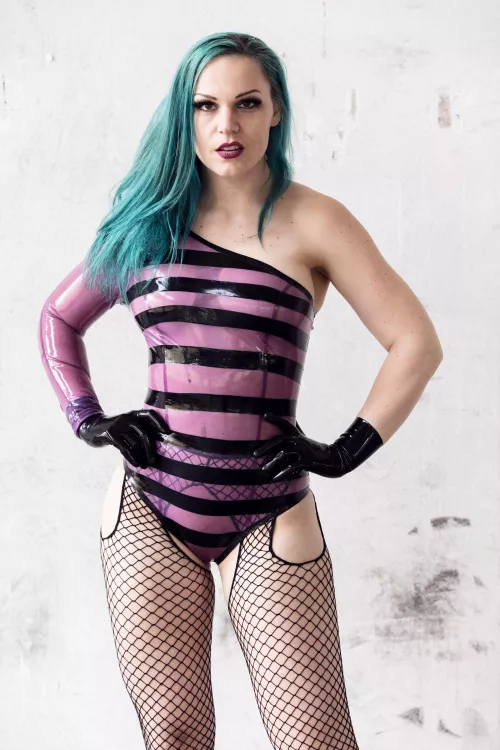 Latex one piece by MissMetnal
