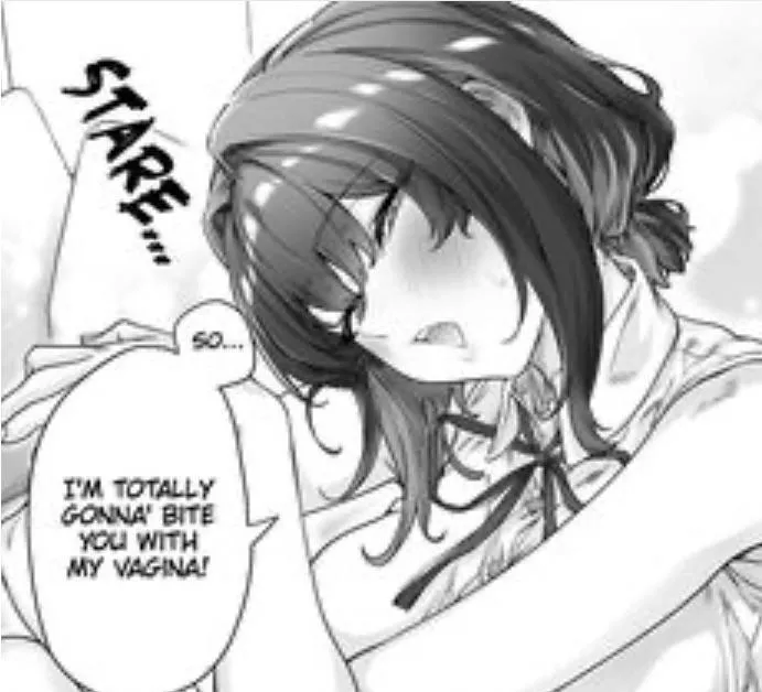 LF Mono Source: “I’m totally gonna bite you with my vagina” posted by SuperiorCross69