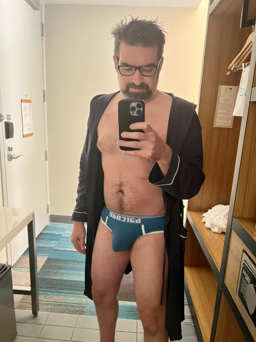 My wife suggested briefs to better show of my bulge…what do you think? 🩲 by HockeyHawkeye