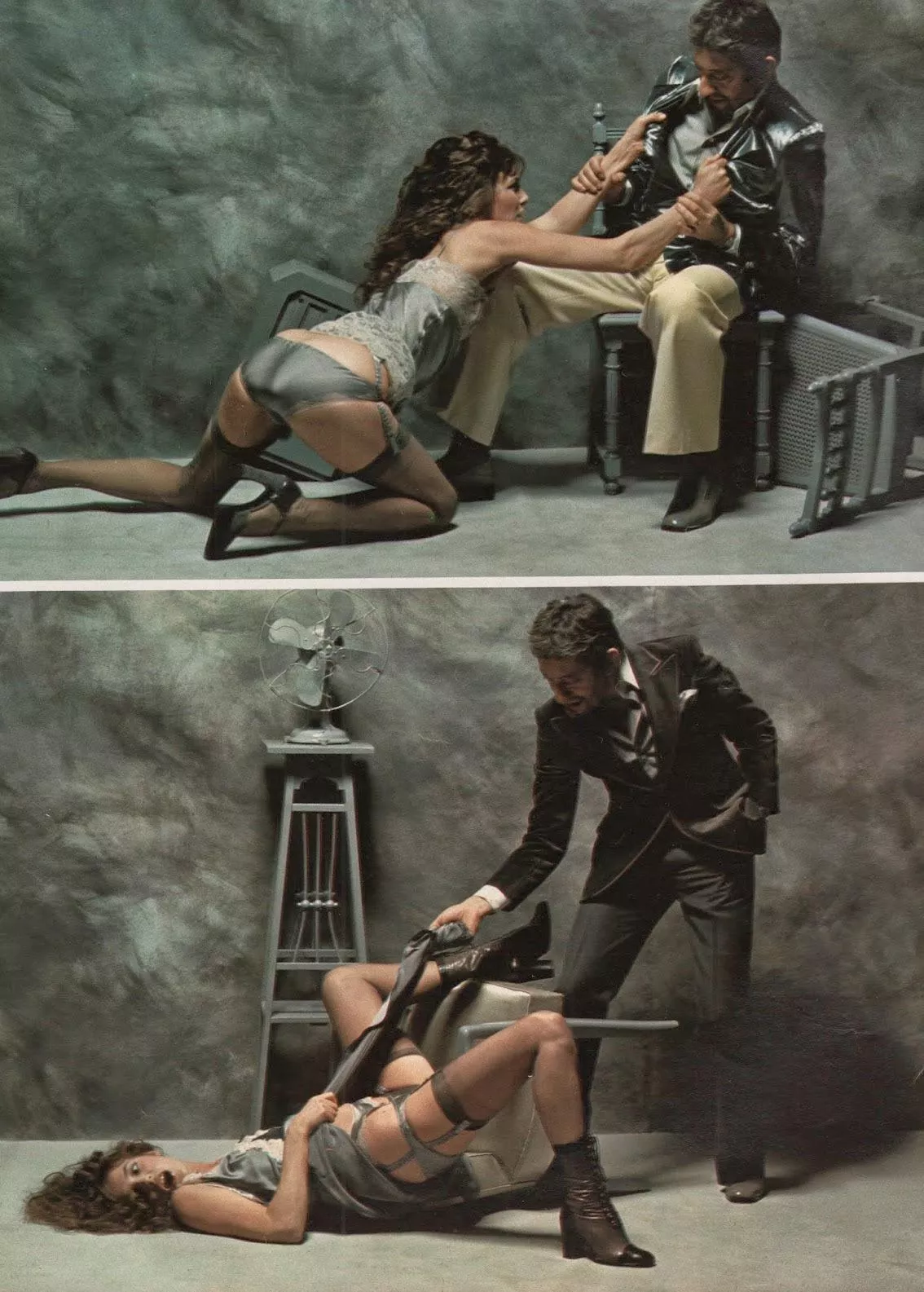 Serge Gainsbourg & Jane Birkin by Francis Giacobetti for Lui, December 1974 posted by Sedna_ARampage