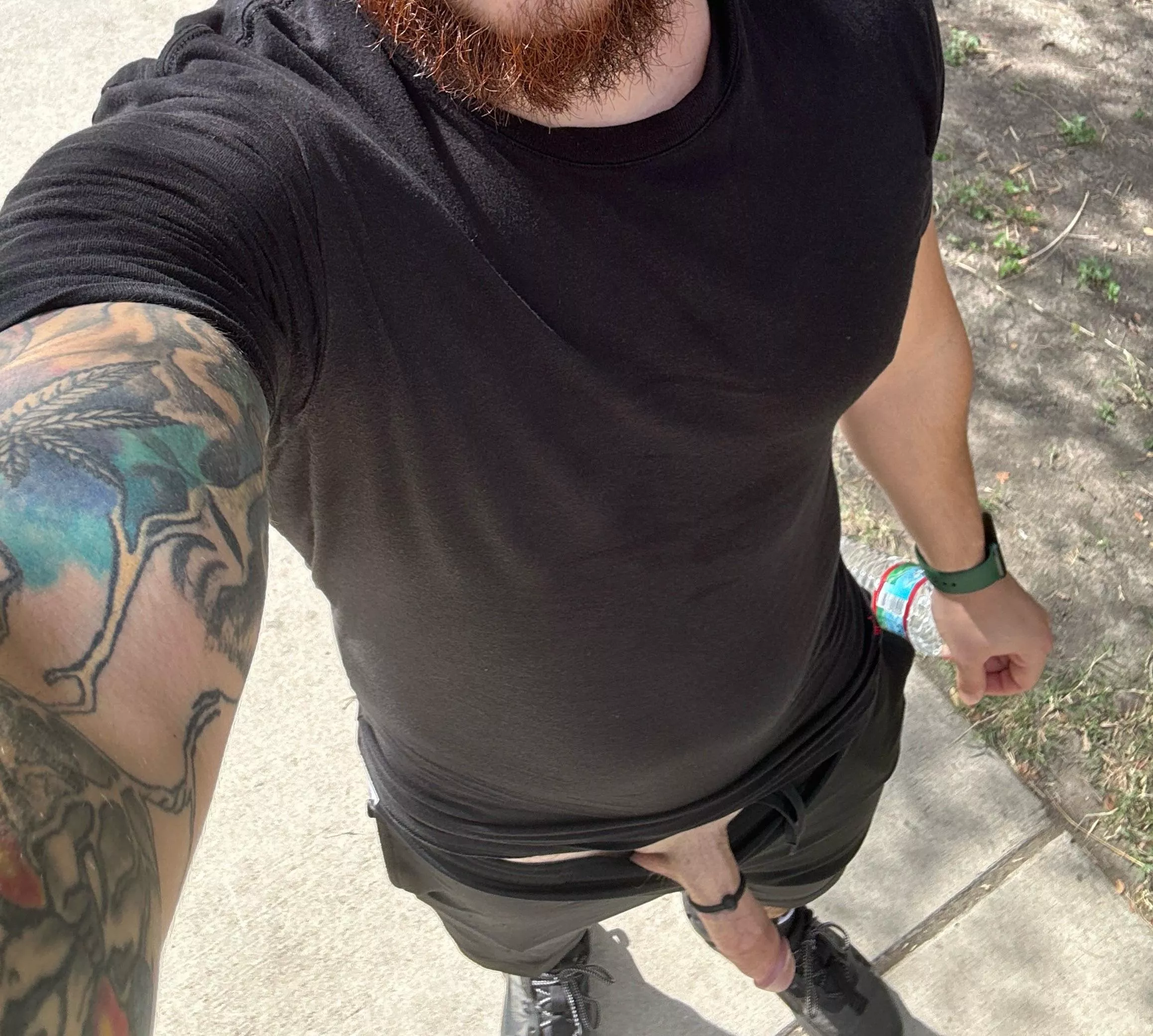 Walking the trail with cock out posted by Hungsir23