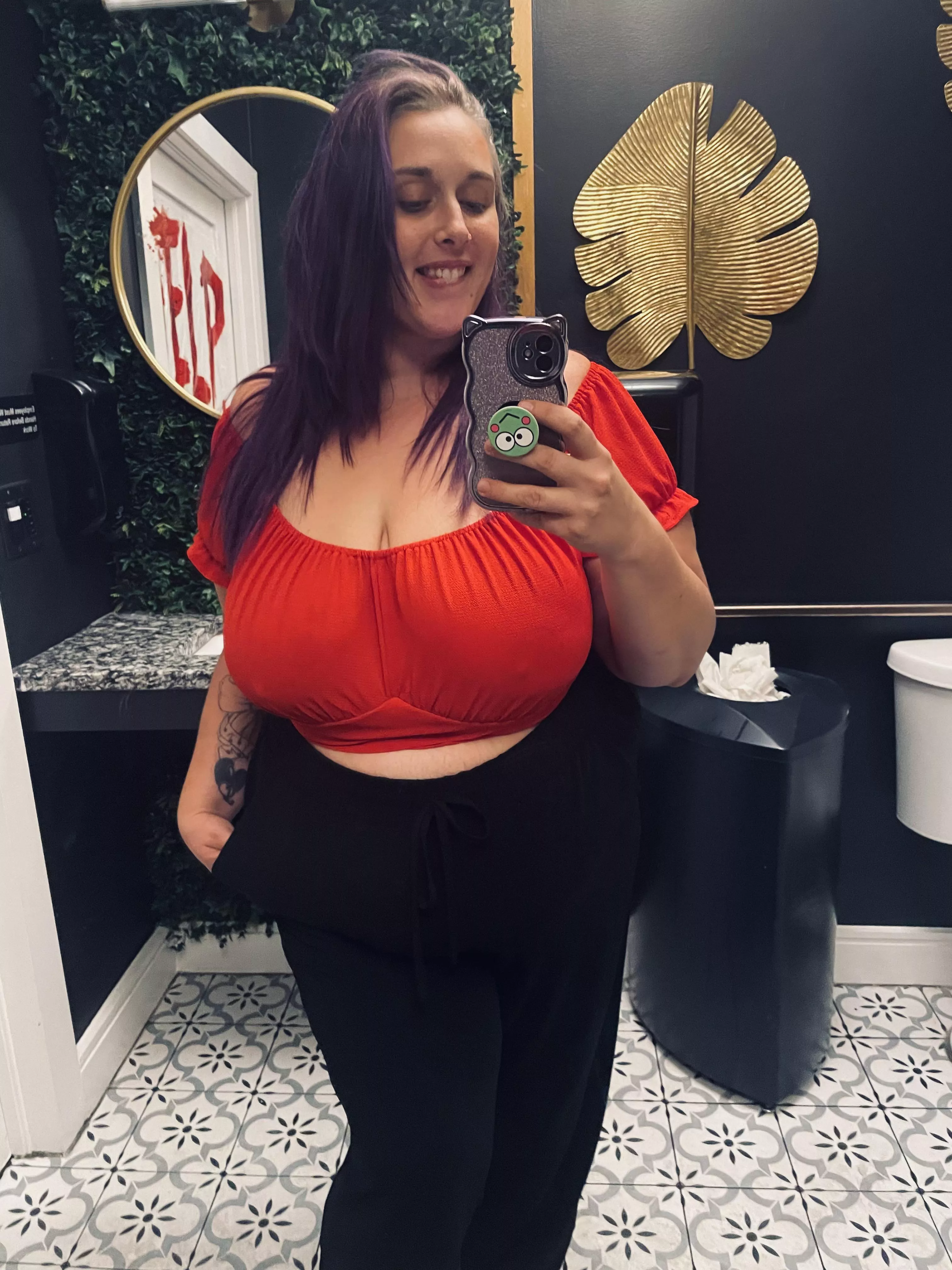 You see me at the bar, what is your first thought? 🥰 posted by titzntequila