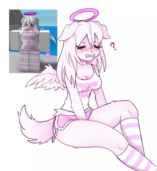 Any other Roblox furries? (art by me) by memieve