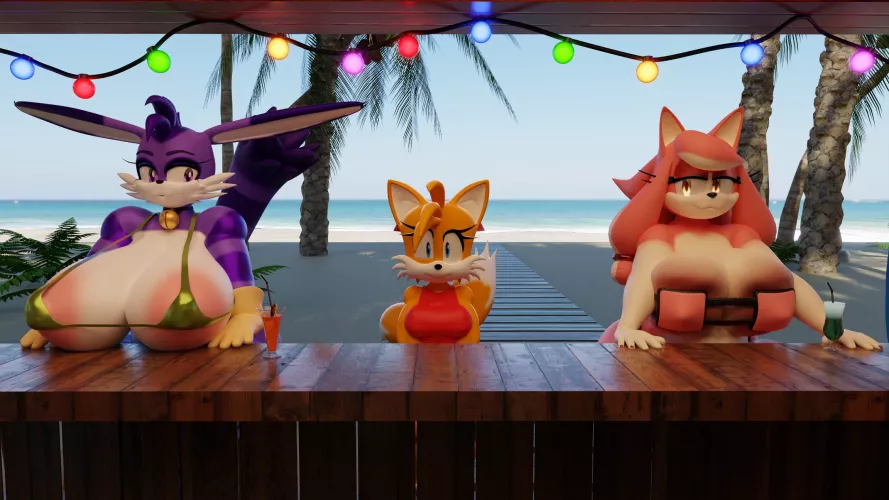 Beach episode going great so far (Artist:NotSafeForGek/NotGek) by White-Whiskey