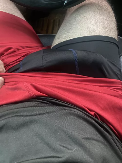 Before the gym (soft bulge) by try_it_again4